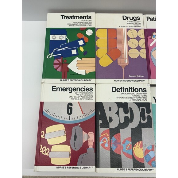 Nurses Reference Library Lot of 12 books, Assessment, Emergencies, and more... - Picture 7 of 16